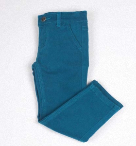 Pantalon Pitillo Verde Azulado